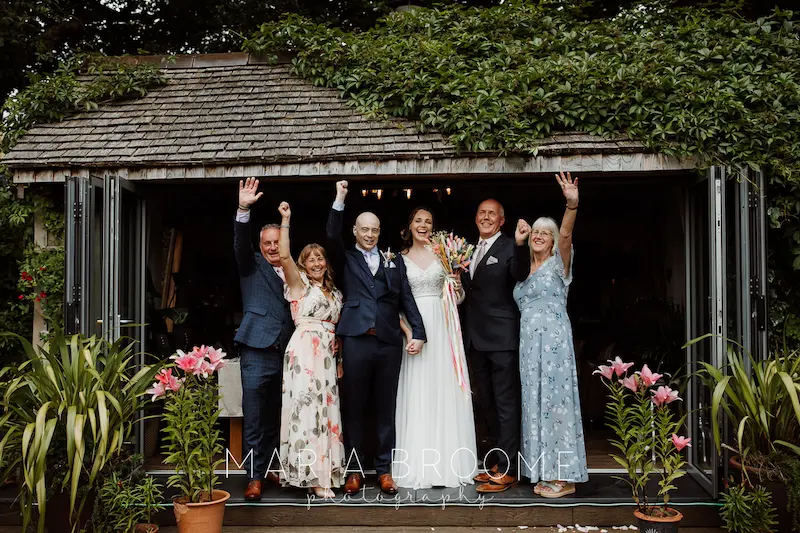 Devon countryside elopement wedding setting at Millbrook Estate