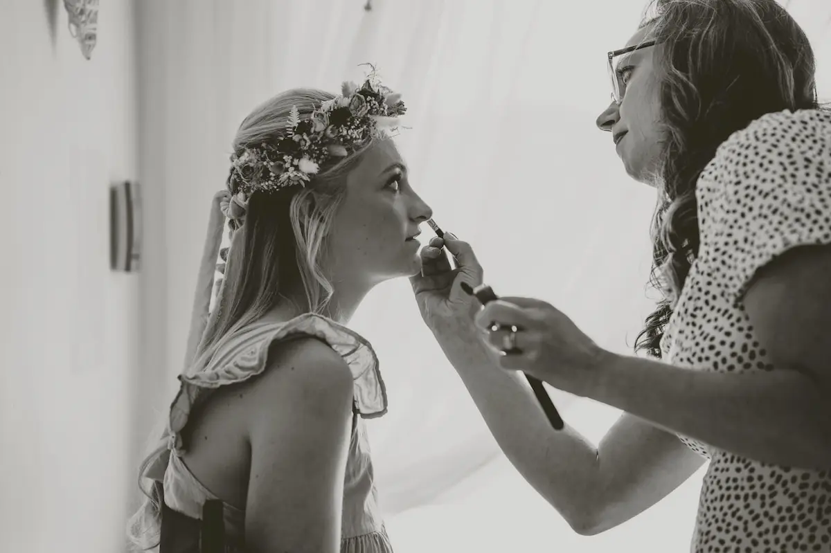 Cathy Vanstone, bridal hair and makeup artist at Millbrook Estate