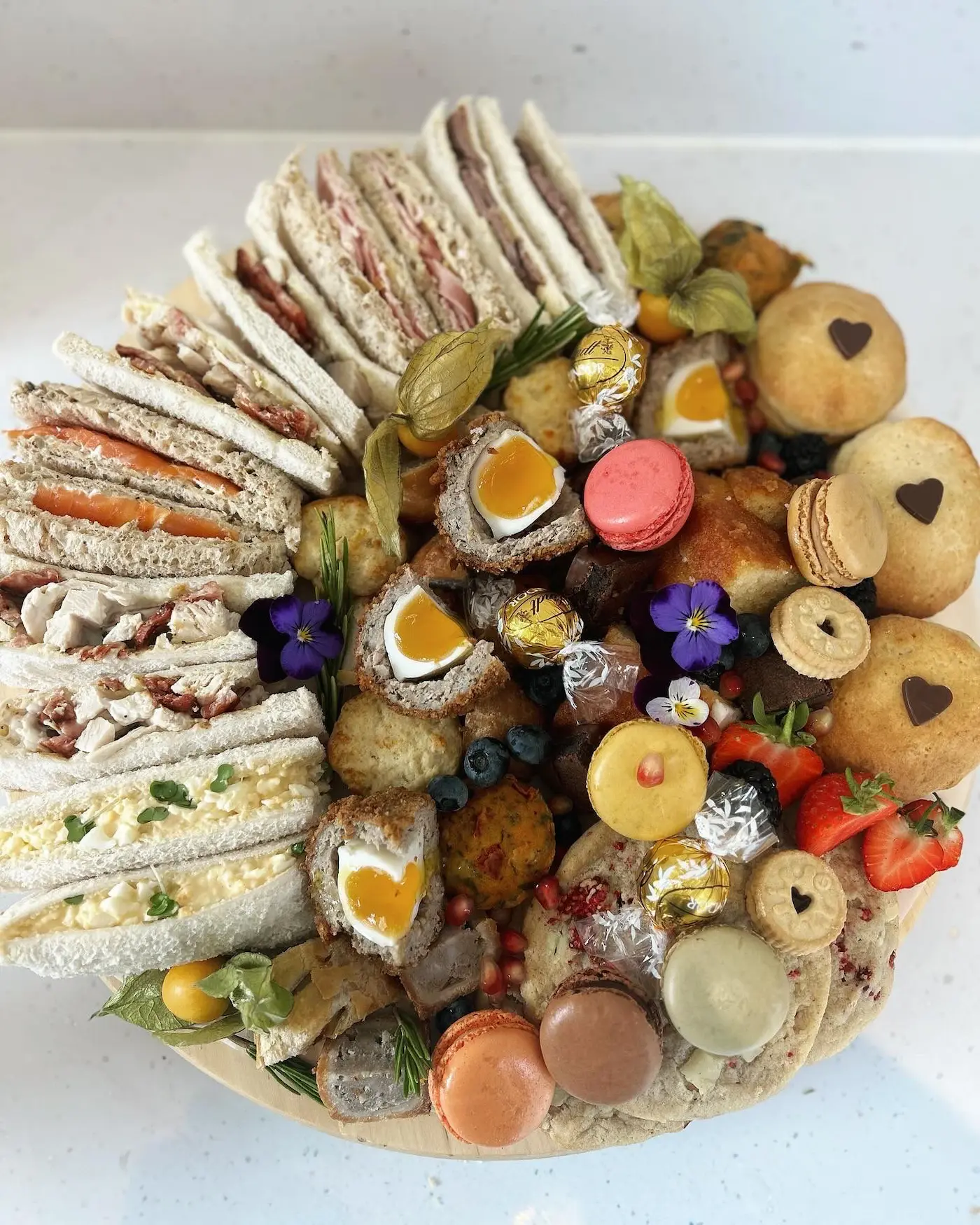 Graze and S'more wedding grazing spread styled at Millbrook Estate Devon for an elopement