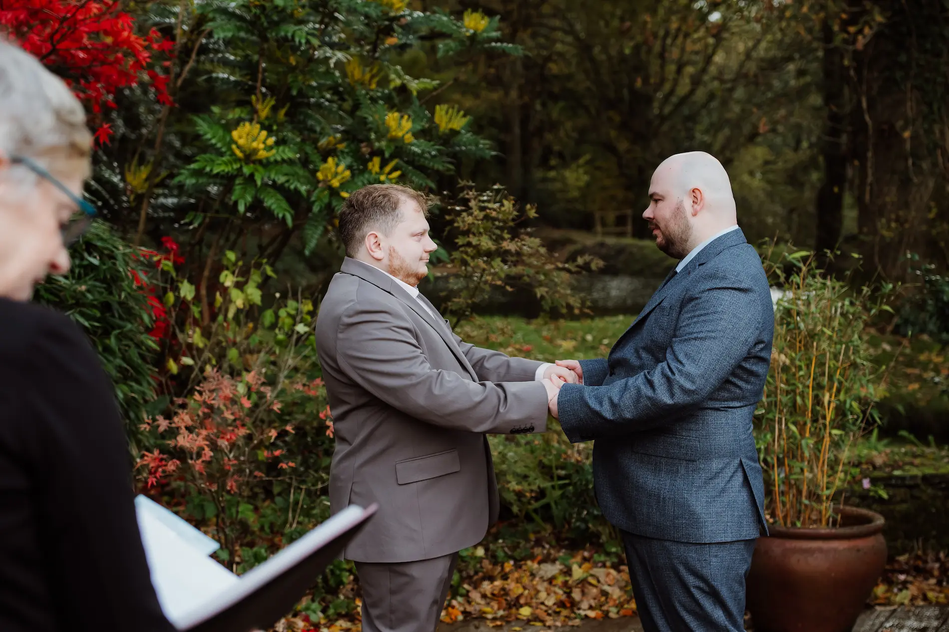 Two grooms wedding at Millbrook Estate Devon