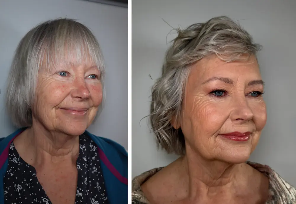 Merceredes Hayward before and after images at Millbrook Estate, Devon